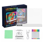 Rechargeable LED Drawing & Note Board with Timer