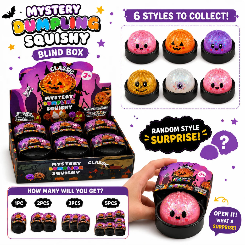 Halloween dumpling squishy fidget toys