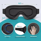 3D Blackout Sleep Mask with Adjustable Strap