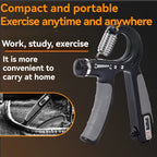 5–60kg Adjustable Hand Grip Strengthener with Counter