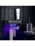 UV Toothbrush Holder & Toothpaste Dispenser