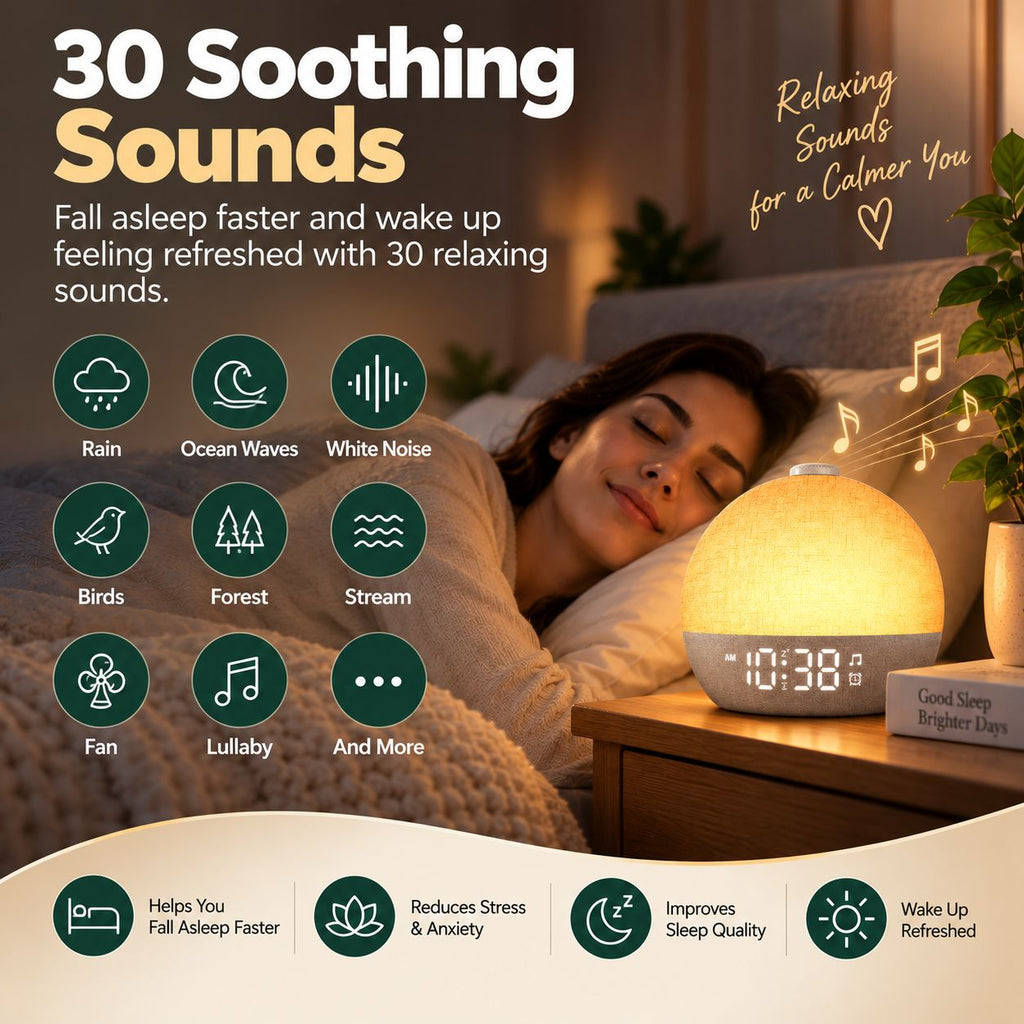 Averoxe Wake-Up Light Alarm Clock - product detail